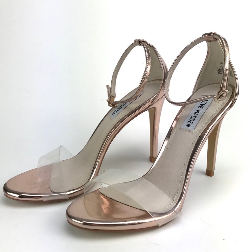 Steve Madden Stecy-C Rose Gold High Heels 7.5